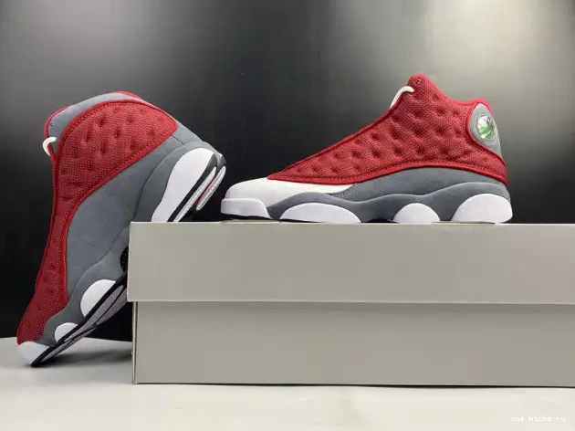 Chep Onekick 13 Flint Gym 414571-600 Air Grey Retro Jordan Red 0516